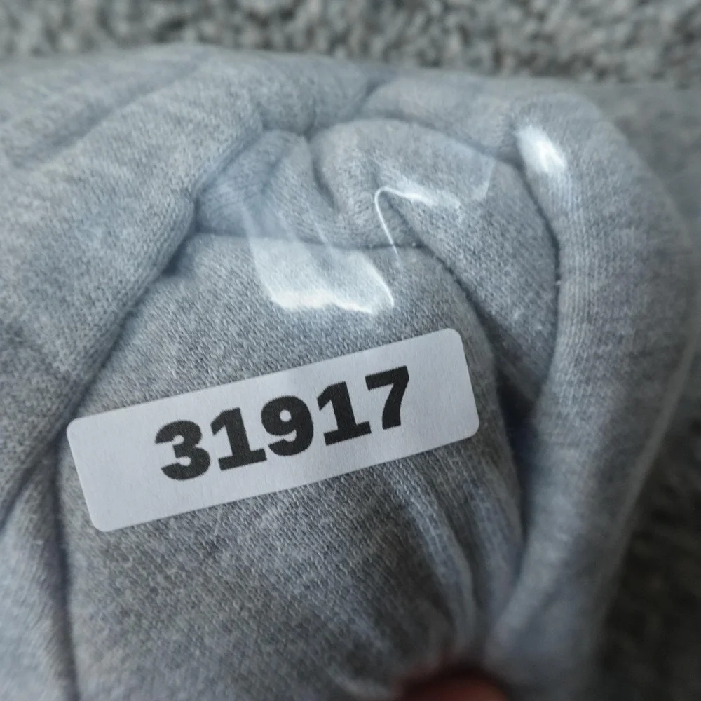 North Face Hoodie Mens L Gray Graphic Logo Pullover Sweatshirt Sweater Fleece